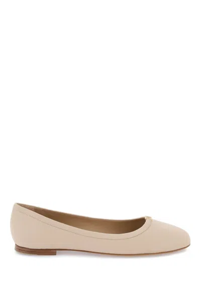 Chloé Chloe Womens Blush Marcie Leather Ballet Flats In Multicolor