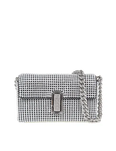 Marc Jacobs Shoulder Bag In Fabric In Crystals