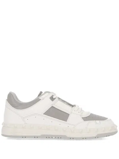 Valentino Garavani Sneakers In Bianco/pastel Grey