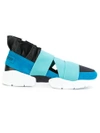 Pucci Frill Trim Strap Detail Sneakers