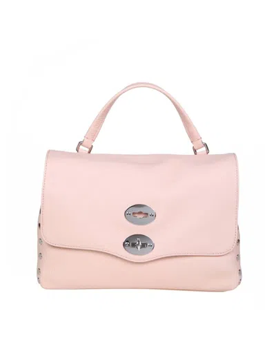 Zanellato Daily Day S In White Pink Leather In Rose