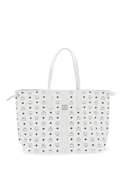 Mcm Liz Reversible Leather Tote Bag In Multicolor