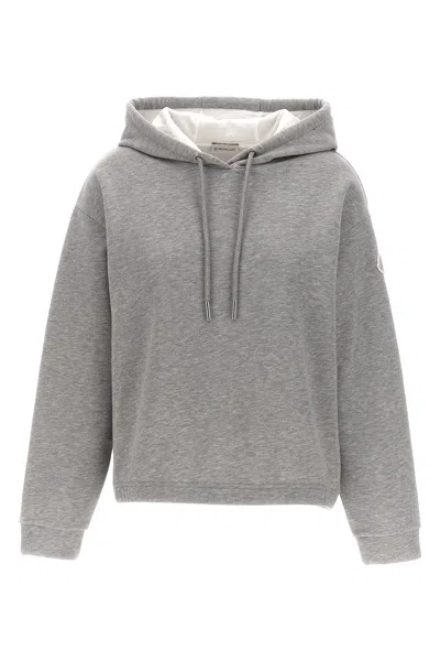 Moncler Hoodie In Gray