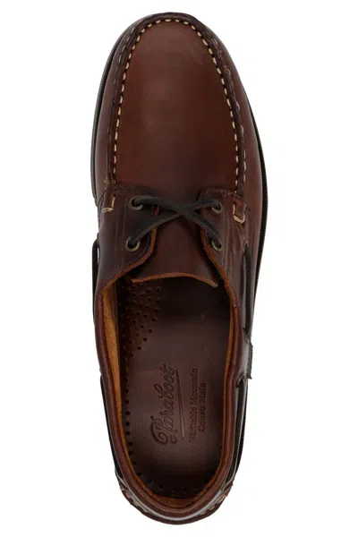 Paraboot Malo Leather Loafers In Brown