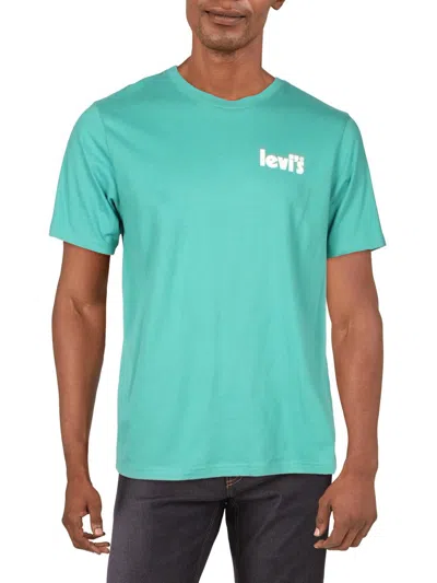 Levi's Mens Cotton Relaxed Fit T-shirt In Blue