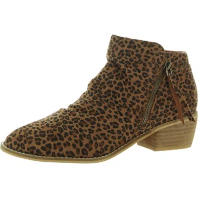 Corkys Footwear Butternut Booties In Leopard In Multi