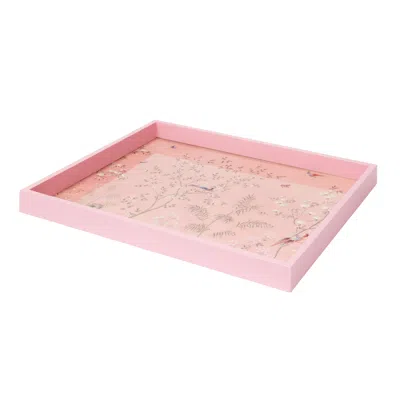 Addison Ross Ltd Uk Pink Medium Chinoiserie Tray