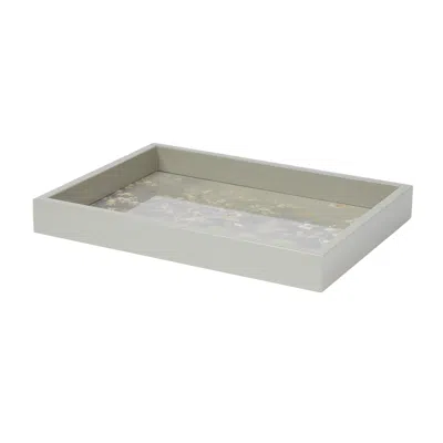 Addison Ross Ltd Uk Grey Small Chinoiserie Tray In Gray