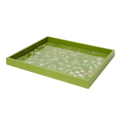 Addison Ross Ltd Uk Green Medium Chinoiserie Tray