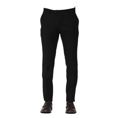 Trussardi Black Polyester Jeans & Pant