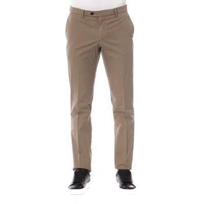 Trussardi Cotton Jeans & Men's Trouser In Brown