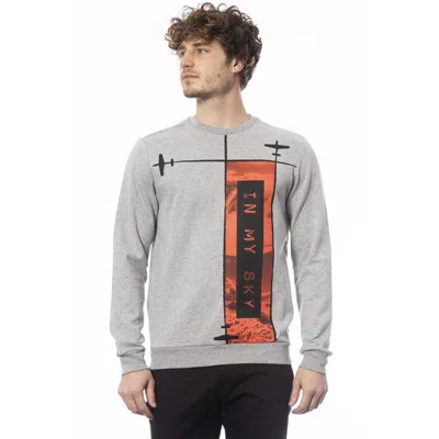 Trussardi Cotton Men's Jumper In Grey