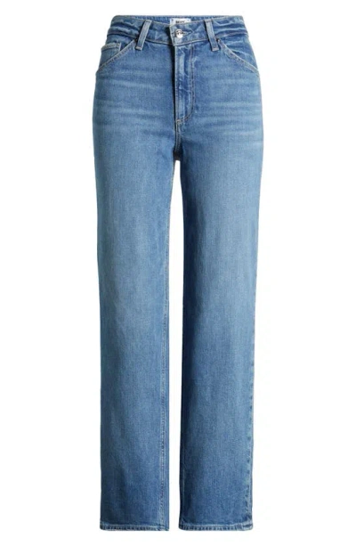 Paige Sarah High Waist Ankle Straight Leg Jeans In Provocateur