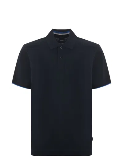Hugo Boss Boss  T-shirts And Polos Blue