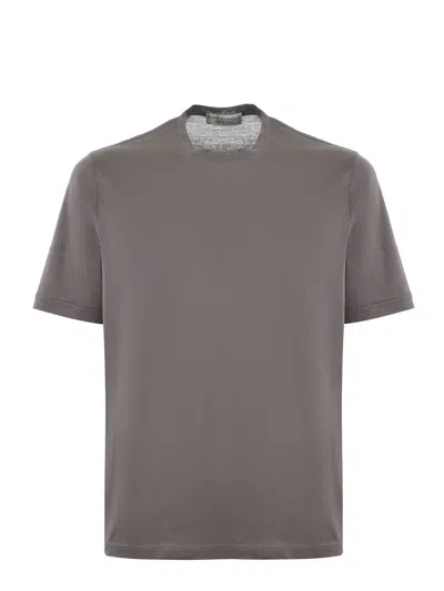 Filippo De Laurentiis T-shirt In Cotton In Dove Grey