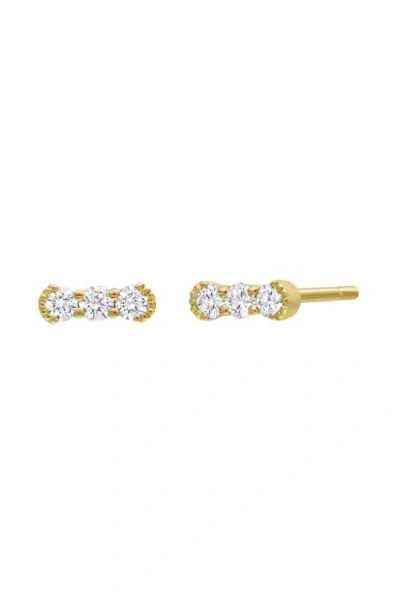 Bony Levy Florentine Diamond Stud Earrings In 18k Yellow Gold