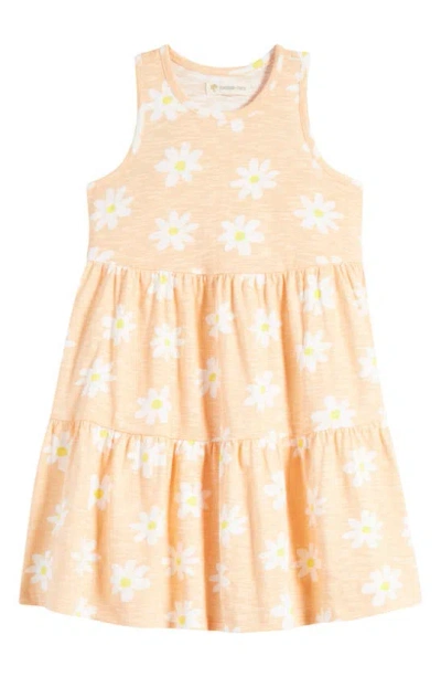 Tucker + Tate Kids' Tiered Dress In Coral Petal Donna Daisy