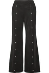 ALEXANDER WANG T COATED FRENCH TERRY WIDE-LEG PANTS