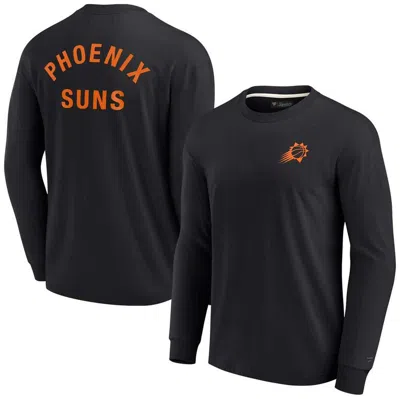 Fanatics Signature Unisex  Black Phoenix Suns Elements Super Soft Long Sleeve T-shirt