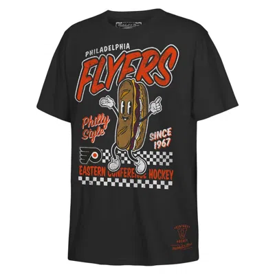 Mitchell & Ness Kids' Youth  Black Philadelphia Flyers Concession Stand T-shirt