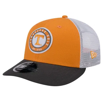 New Era Tennessee Orange Tennessee Volunteers Throwback Circle Patch 9fifty Trucker Snapback Hat