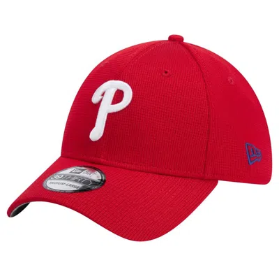 New Era Red Philadelphia Phillies Active Pivot 39thirty Flex Hat