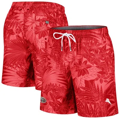 Tommy Bahama Scarlet San Francisco 49ers Santiago Palms Board Shorts