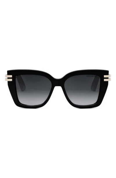 Dior S1i Sunglasses In Black Gradient Smoke