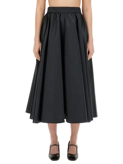 Patou Volume Maxi Skirt In Black