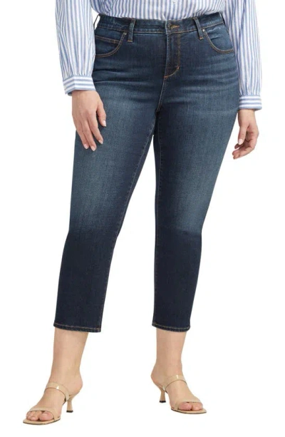 Jag Jeans Ruby Crop Straight Leg Jeans In Canyon Blue