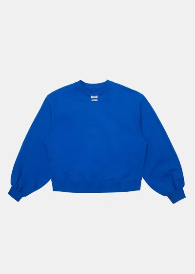 Ader Error Blue Langle Sweatshirt