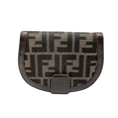 Fendi Zucca Brown Canvas Wallet  ()