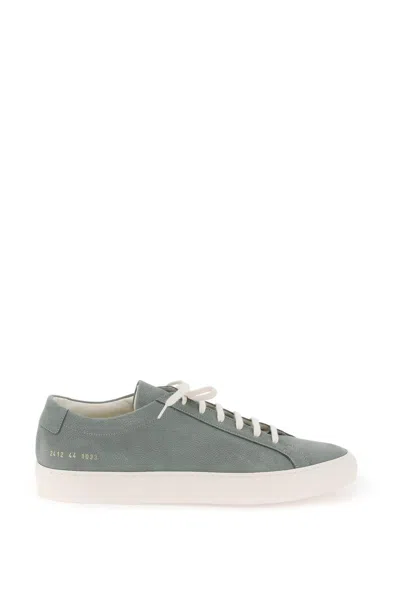Common Projects Original Achilles Leather Trainers In Green