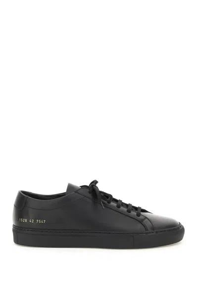 Common Projects Original Achilles Low Sneakers In Black