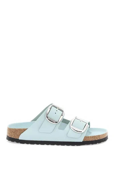 Birkenstock Arizona Big Buckle Slide Sandal In Light Blue