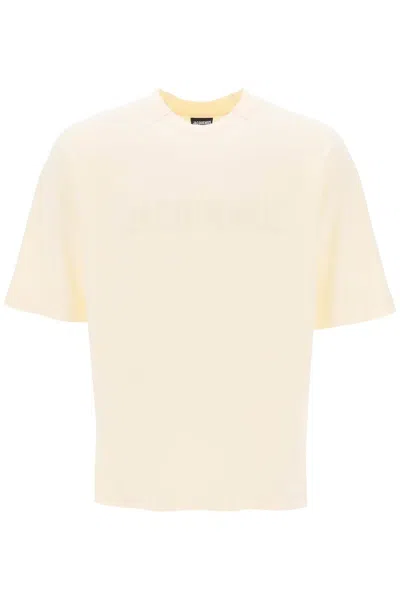 Jacquemus The Typo T-shirt In Beige,neutro