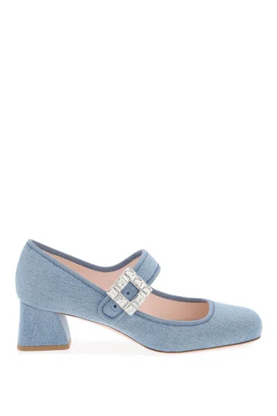 Roger Vivier "denim Très Vivier Dé In White