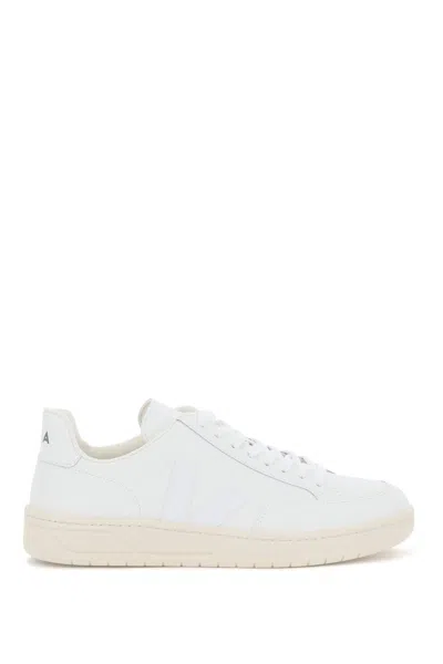 Veja V-12 Leather Trainer In White