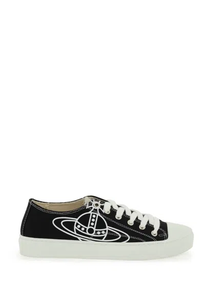 Vivienne Westwood Plimsoll Low Top 2.0 Trainers In Black