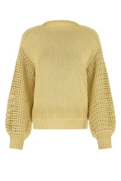 Agnona Knitwear In Yellow