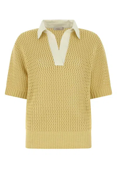 Agnona Polo In Yellow