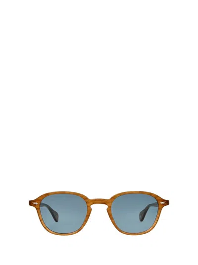 Garrett Leight Sunglasses In Butterscotch/pure Blue
