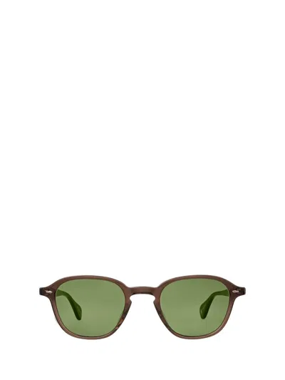 Garrett Leight Sunglasses In Espresso/pure Green