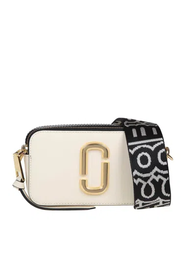 Marc Jacobs Saffiano Shoulder Bag In White/multi