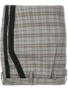 A.F.VANDEVORST CHECKED MINI SKIRT,172SHOPPER172616SE12054323