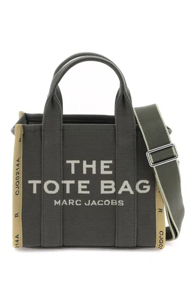 Marc Jacobs The Jacquard Small Tote Bag In Bronze Green