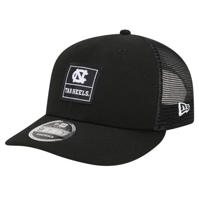 New Era Black North Carolina Tar Heels Labeled 9fifty Snapback Hat