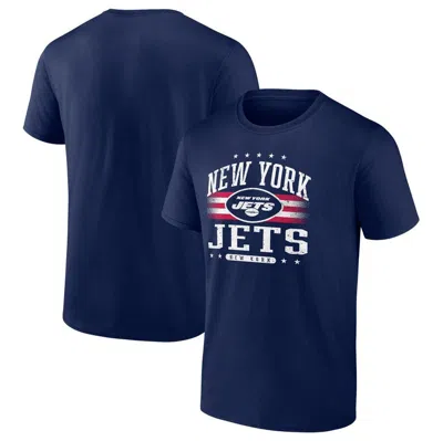 Fanatics Branded  Navy New York Jets Americana T-shirt
