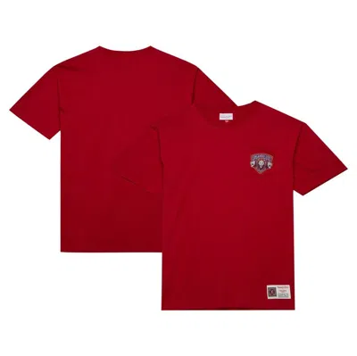 Mitchell & Ness Red Orlando City Sc 10th Anniversary Premium Pocket T-shirt