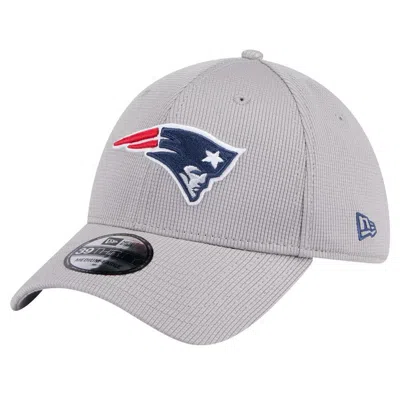 New Era Gray New England Patriots Active 39thirty Flex Hat